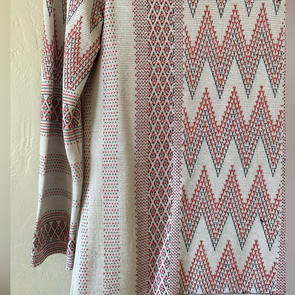 Chevron Pattern Chevron Knit Mini Shift Dress Sma… - image 3